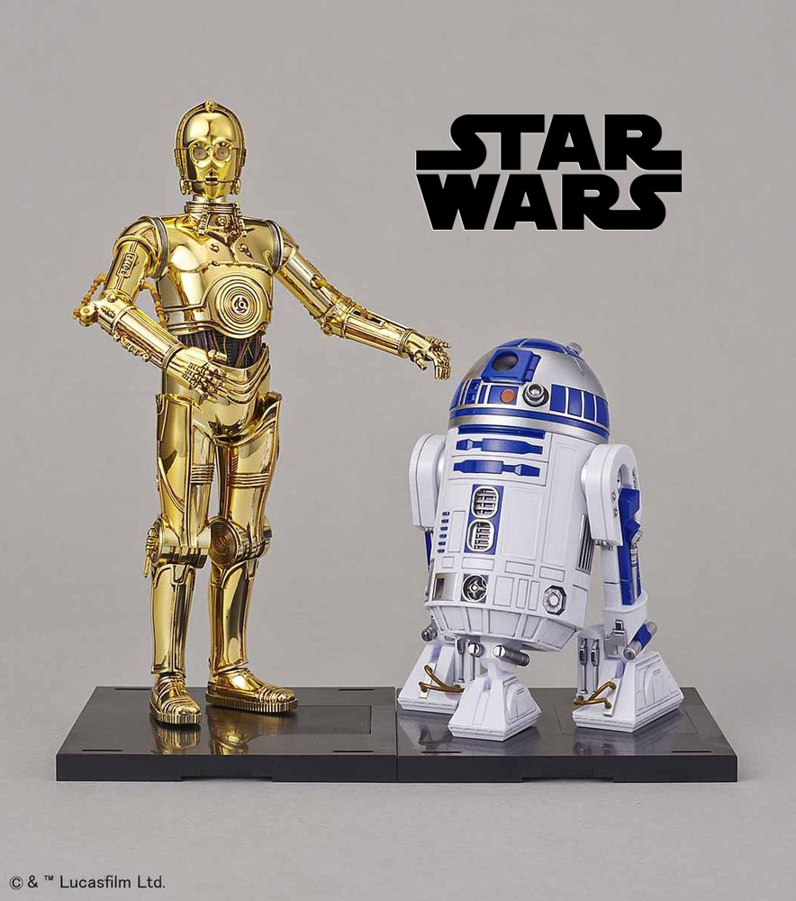 バンダイ　1/12プラモデル　スターウォーズ　C-3PO&R2-D2 Amazon.co.jp: スター・ウォーズ/最後のジェダイ C-3PO & R2-D2